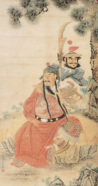 商喜 关公 立轴